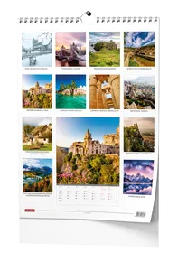 Wandkalender - Märchenhafte Orte der Welt - A3